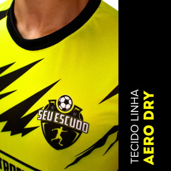 UNIFORME FUTEBOL PERSONALIZADO LINHA AERO DRY / CAMISA + CALÇÃO